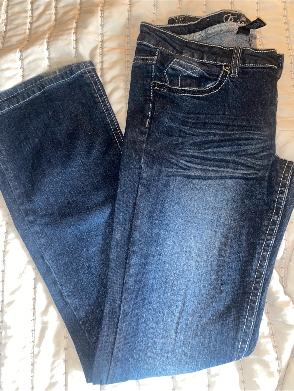 Rue 21 Premiere Dark Bootcut Jeans 9/10
